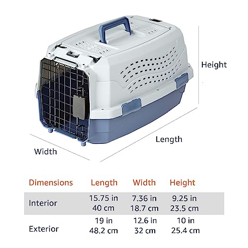 AmazonBasics Large SoftSided Mesh Pet Transport Carrier Bag 20 x 10
