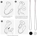 2pcs VR Controller Wrist Straps Compatible with Meta Quest 3/3S, Adjustable VR Controller Hand Strap with Thumbstick Grip Caps for Mixed Reality Game Equipment Accessory
