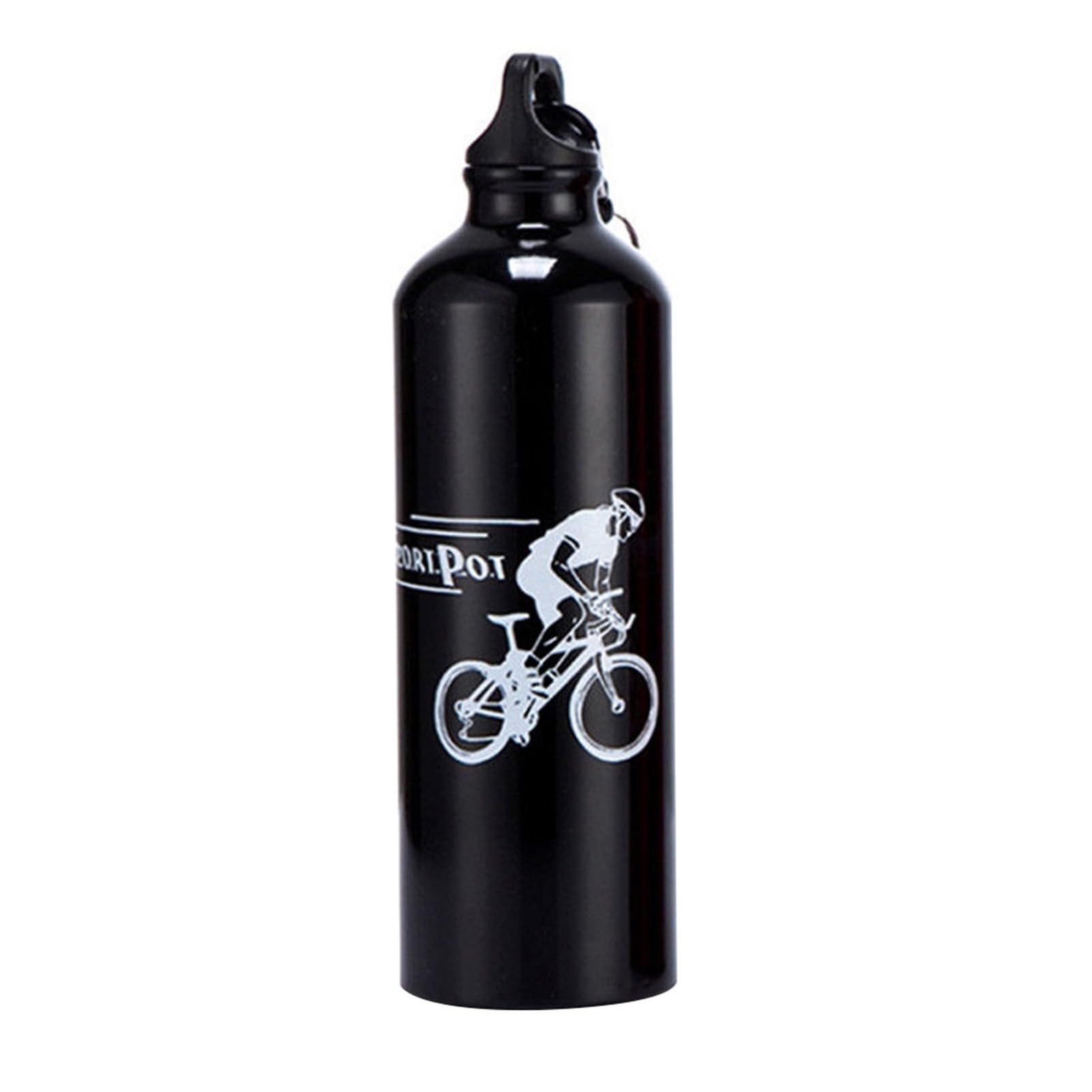 ulafbwur Aluminium Alloy 750ml Portable Outdoor Sports Cycling Camping Aluminium Alloy Water Bottle Cup