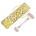 Produktbild Aussel Anti-Aging Jade Roller Natürliche Gesicht Körper Gesunde Kälte Therapie Roller Crystal Massage Roller (1pcs Double Head C)
