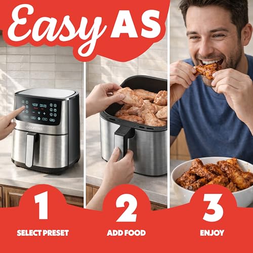 Gourmia GAF838 8qt Air Fryer Oven — view 10