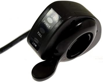 6-Pin Thumb Throttle for Razor,Black,Wire Length 51 inches