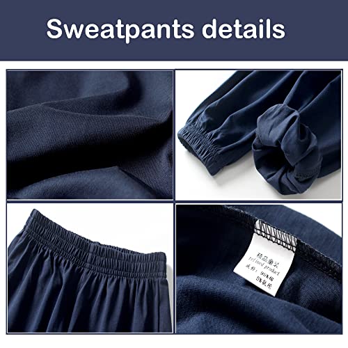 Children's 100% Cotton Little Boys Girls Elastic Trousers Sport Jogger2