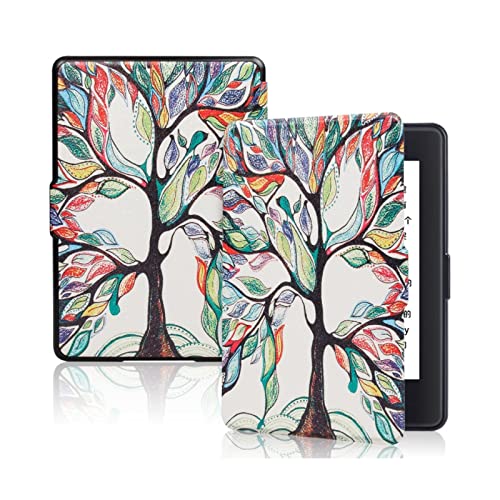 JINGMEIQQ Kindle Case Für Kindle Voyage (2014 Veröffentlicht, Modell-Nr. Nm460Gz) - Bemaltes Cover Mit Auto Sleep/Wake, Wunderbaum, Baum, Für Nm460Gz Cover