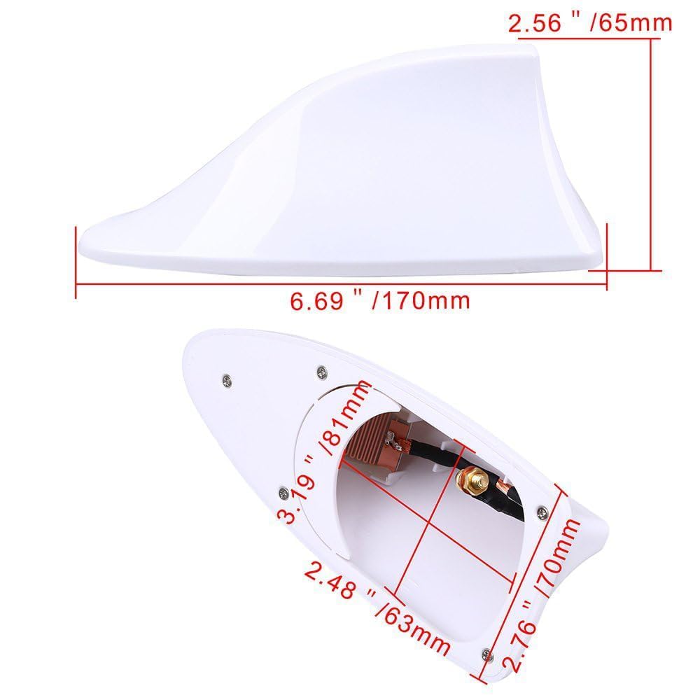 Antenne Aileron De Requin pour Hyundai Elantra, Sonata, Rohens, Bh330, Genesis, Grand, Signal Radio, Antenne De Voiture avec Adhésif