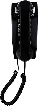 Classic Wall Phones for Landline with Mechanical Ringing, Retro Wall Mounted Phone Waterproof, Old Wall Mount Phone for Home, Office, Hotel and School