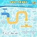 40FT Slip Double Water Slides with 2 Bodyboards, Extra Long Lawn Water Slides for Kids Adults Heavy Duty, Giant Outdoor Water Slip Toys with Crash Pad for Backyard Summer Party
