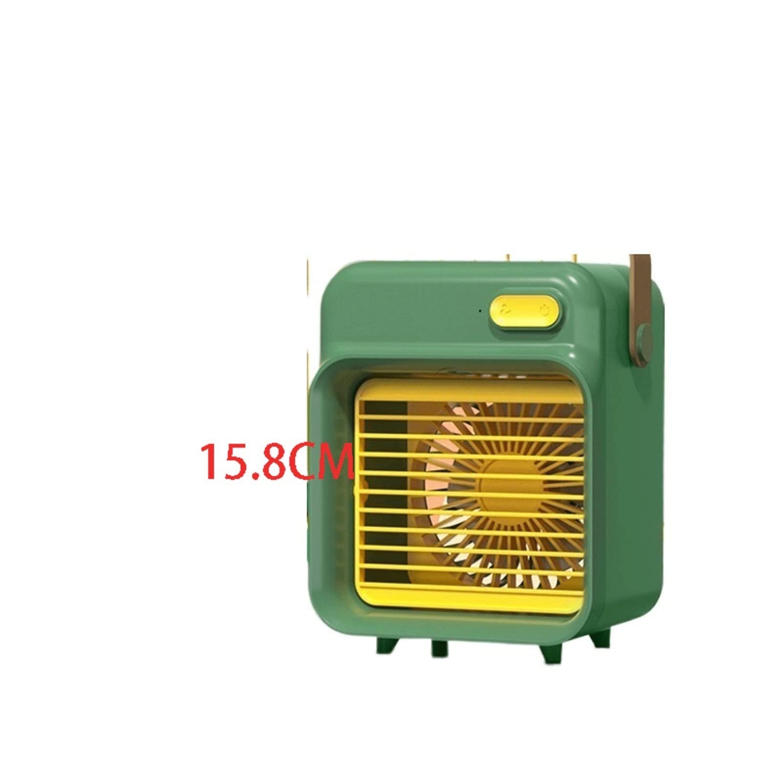 Aire Acondicionado portátil Mini Enfriador de Aire Acondicionador para el hogar y Exteriores Pequeño portátil Soporte para teléfono móvil Ventilador eléctrico USB con pulverizador Nuevo,