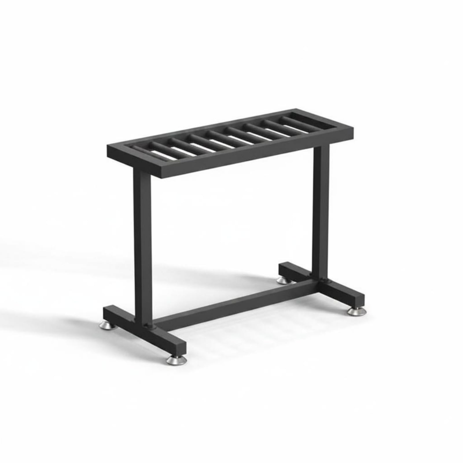 Metal 10-Slot Pickleball Paddle Rack Black Desktop Pickleball Paddle Holder Open-frameFrame Sports Organizer Flat Base, Black, Main Pic 10 PCS | Sporting Goods | Team Sports-image-6