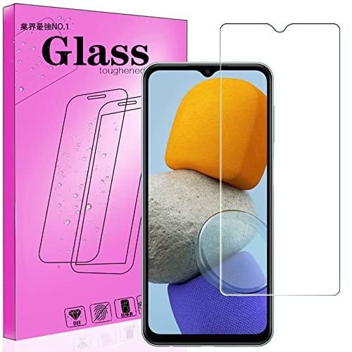 FOR Galaxy M23 5G �p�̊�F��/�w��F�؃K���X�t�B�������Ɏq�� FOR Galaxy M23 5G �p�̋����K�� �t���ی�t�B���� 9H�d�x �����ߗ� �w��h�~ �C�A�[�� �h���� �X�N���b�`�h�~ PCduoduo