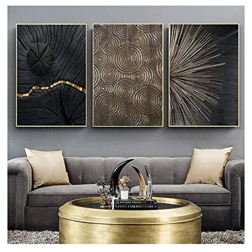 Art Mur Imprime Toile Abstrait Haute Définition Texture Bois 60x80cm