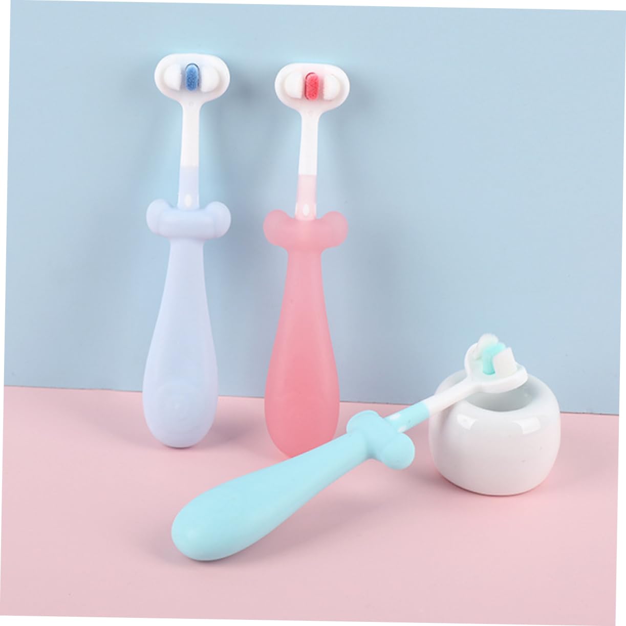 5 Set Spazzolino Da Denti Per Per Setola Carino Cartone Animato Ragazzo Tu Orale Setole Spazzolino Da Denti Infantile Spazzolino Da Denti Pp 3 Pezzi*5