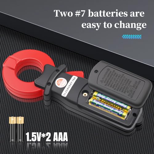Image of Digital AC Leakage Low Current Clamp Meter 0.01mA Resolution ACA MAX 60A 1999 Counts Auto Range Data Hold Ammeter Clampmeter Amperimetro Amperemetre Professional Micro Current Tester
