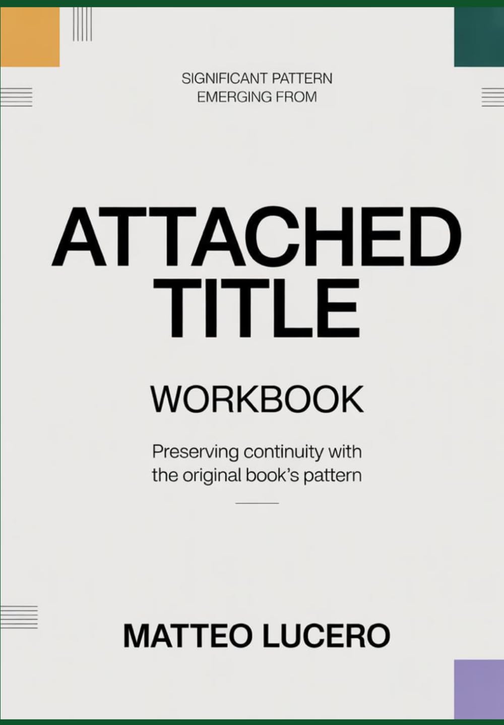 Significant Pattern emerging from Attached: Preventing Continuity with the original book’s pattern