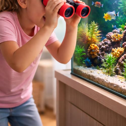 Image of Binoculars for Kids for Age 3-12 Years Boys Girls Shock Proof Toy Outdoor Gift Hunting Folding Small Telescope for Bird Watching Educational Learning Exploration (Pack of 1)