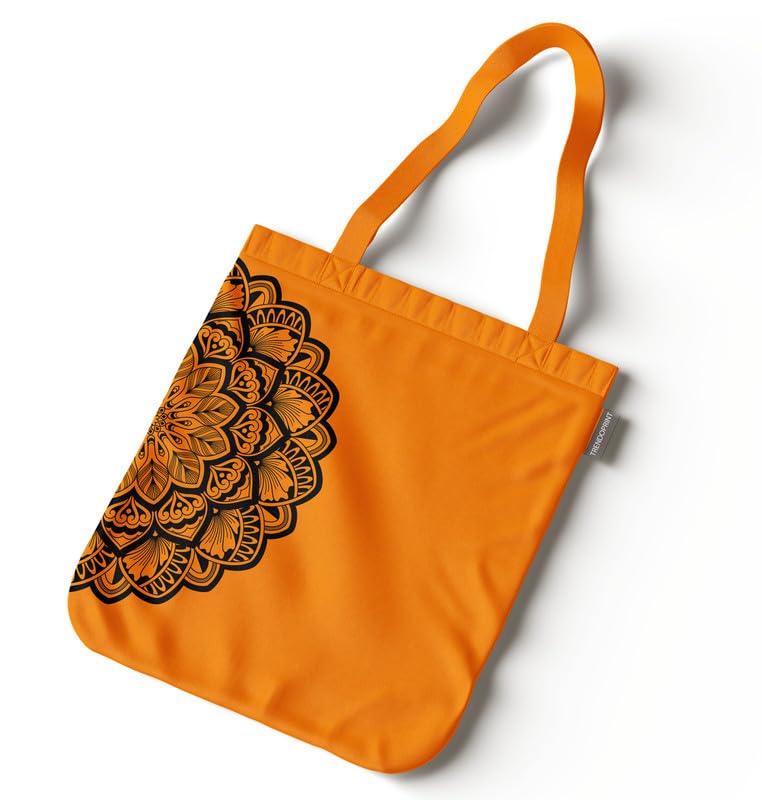 TrendoPrint Large Tote Bag for Women with Zip, Stylish Cotton Handbags, Canvas Tote Bags for College & Groceries NTBC153 (B0CSWPDBM6) Amazon Price History, Amazon Price Tracker