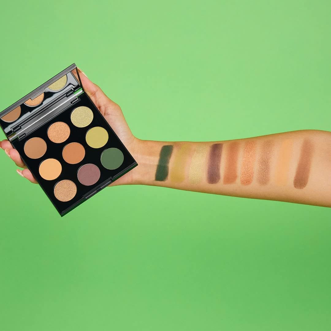 Palladio Ultimate 9-Count Eyeshadow Palette, Talc-Free Formula, High Pigmented Shades in A Mix of Matte & Shimmer Finishes, Blendable Long Lasting Colorful Professional-Grade Makeup (Natural Earth) - Image 5