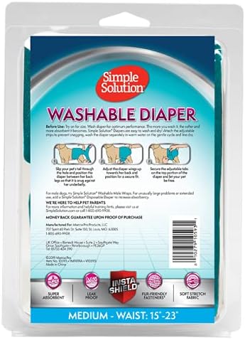 Simple Solution Washable Diapers, Medium