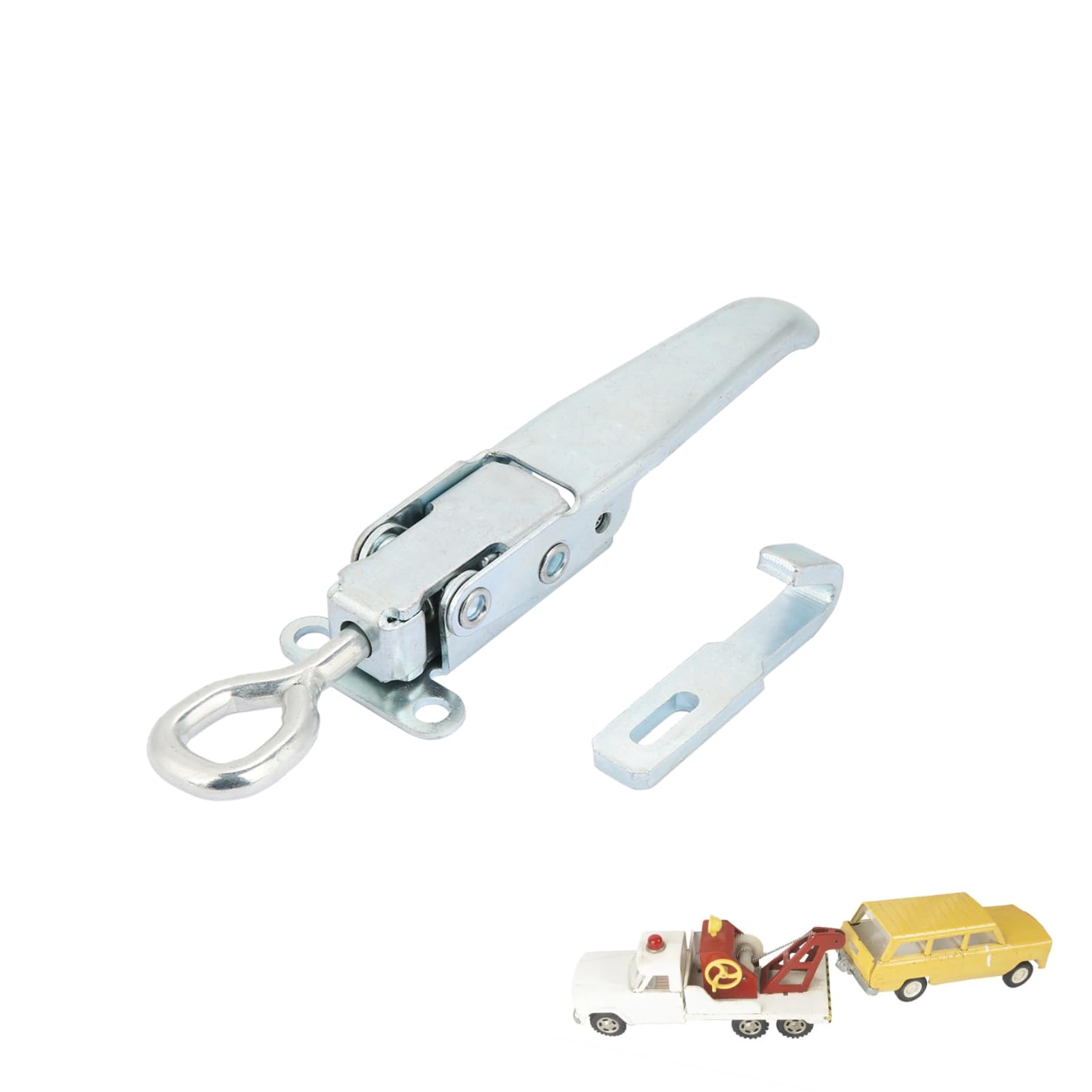 Metal Toggle Clamp, Metal Buckle Latch Latch Lock Latch Truck Trailer Body Clamp Hasp Clamp Seal Fastener Ring for Truck,