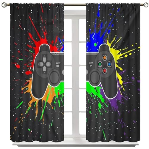 Rideaux manette de jeu thermiques contre reflets écran