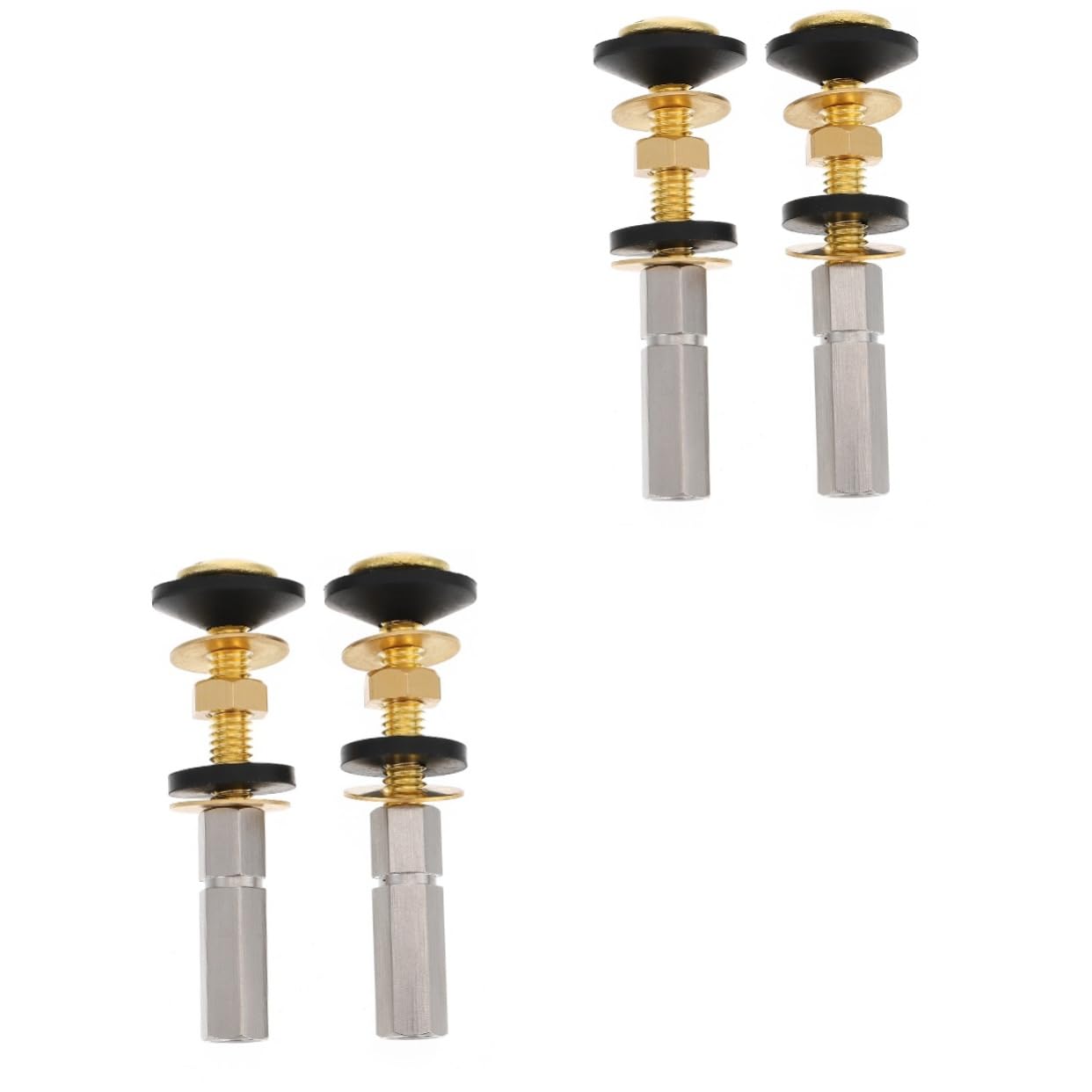 Fluidmaster Secure Cap Universal Toilet Bolt Caps | White Fluidmaster Secure Cap Universal Toilet Bolt Caps | White