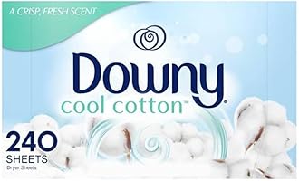 Dryer Sheets Laundry Fabric Softener, Cool Cotton, 240 Count