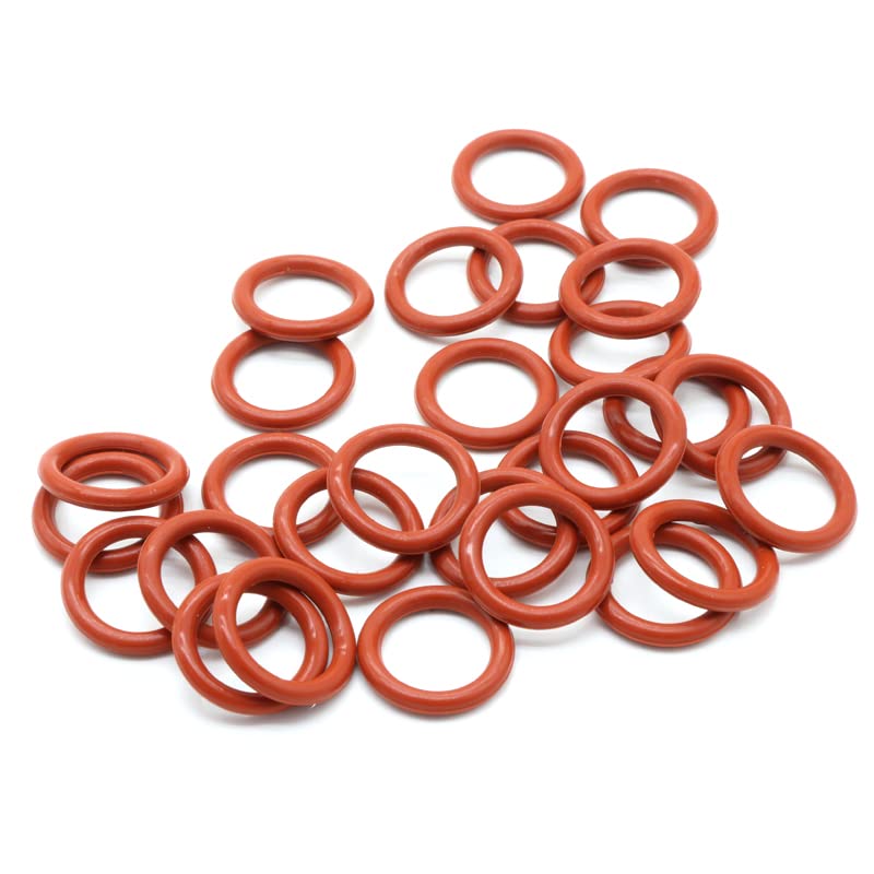 Juntas tóricas de caucho, junta de estanqueidad ar 10/50 Uds junta tórica CS 3mm anillo de silicona de goma rojo OD 10~150mm arandela impermeable forma redonda O(OD 150MM ID 144MM-CS 3.0MM)
