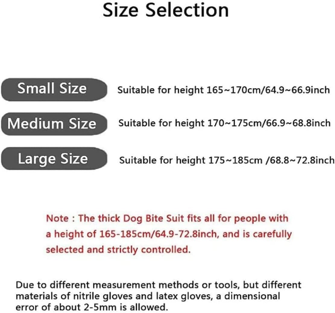 Dog Training Suit ， Training Dog Protective Clothing ， Unisex Body Protection Bite Suit Jacket,Training Military Dog ​​Protective Suit for Dog Training Bite Protection(L)