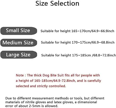 Dog Training Suit , Training Dog Protective Clothing , Unisex Body Protection Bite Suit Jacket,Training Military Dog Protective Suit for Dog Training Bite Protection(S)