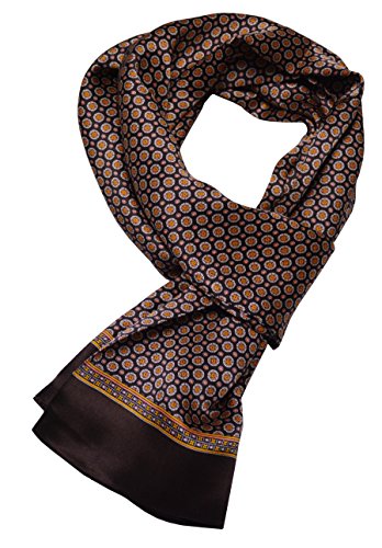 63 inches Man's 100 Pure silk scarf wrap Accessory gift