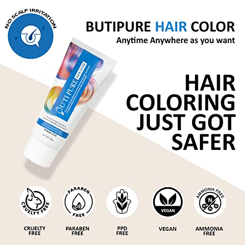 Image of ButiPure Temporary Root Touch Up Concealor | Ammonia, Paraben & PPD Free | Zero Damage Hair Colour 60g | Pack of 2