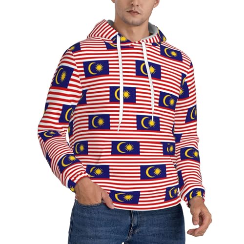 Sweat à capuche Malaisie homme pull manches longues quotidien confort
