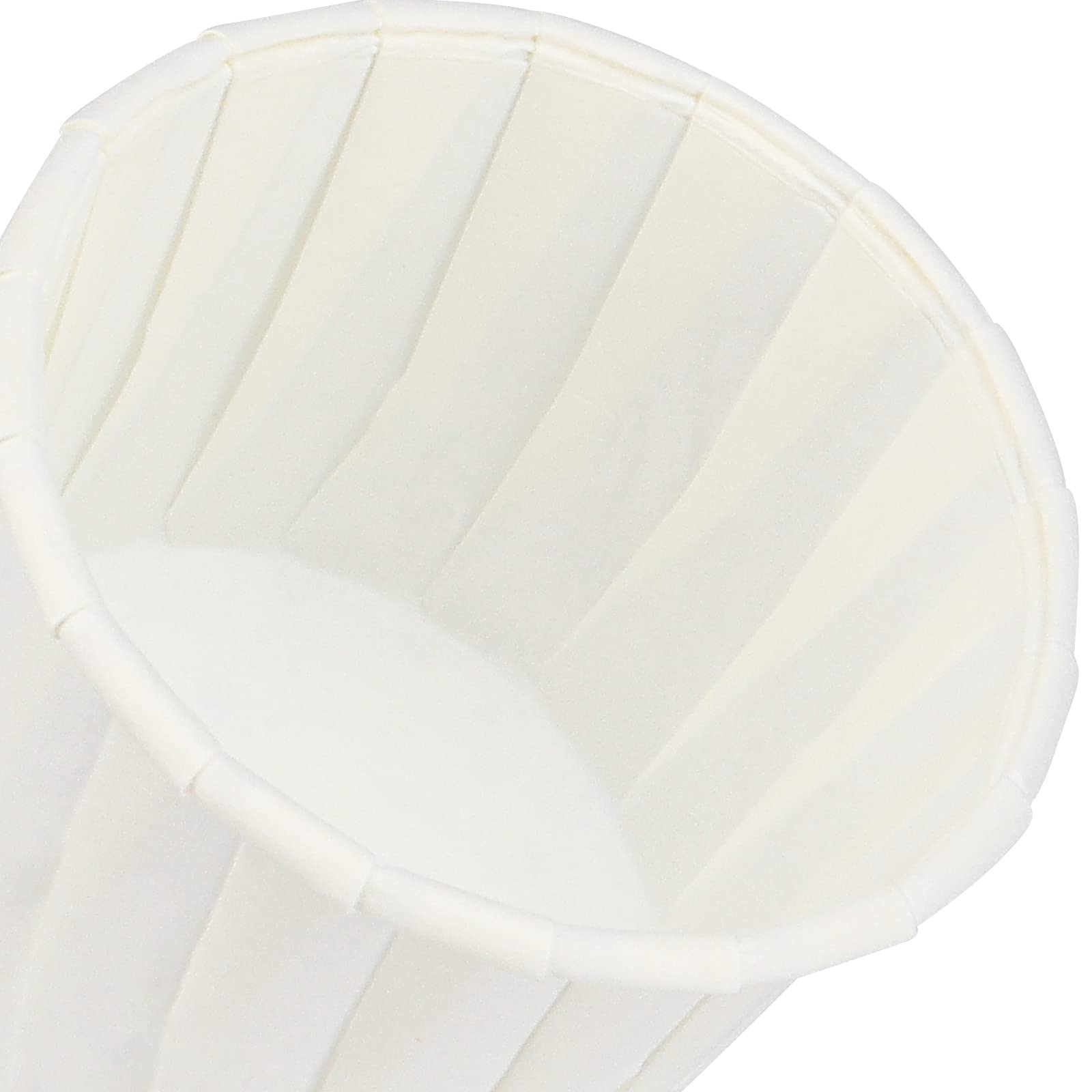 SINJEUN Lot de 1000 gobelets jetables en papier de 56,7 g, échantillon de condiments pour mesurer, shots de gelée, sauces, blanc