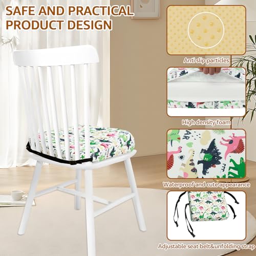 Assento infantil para mesa de jantar, assento elevatório para mesa de jantar com cinto de segurança