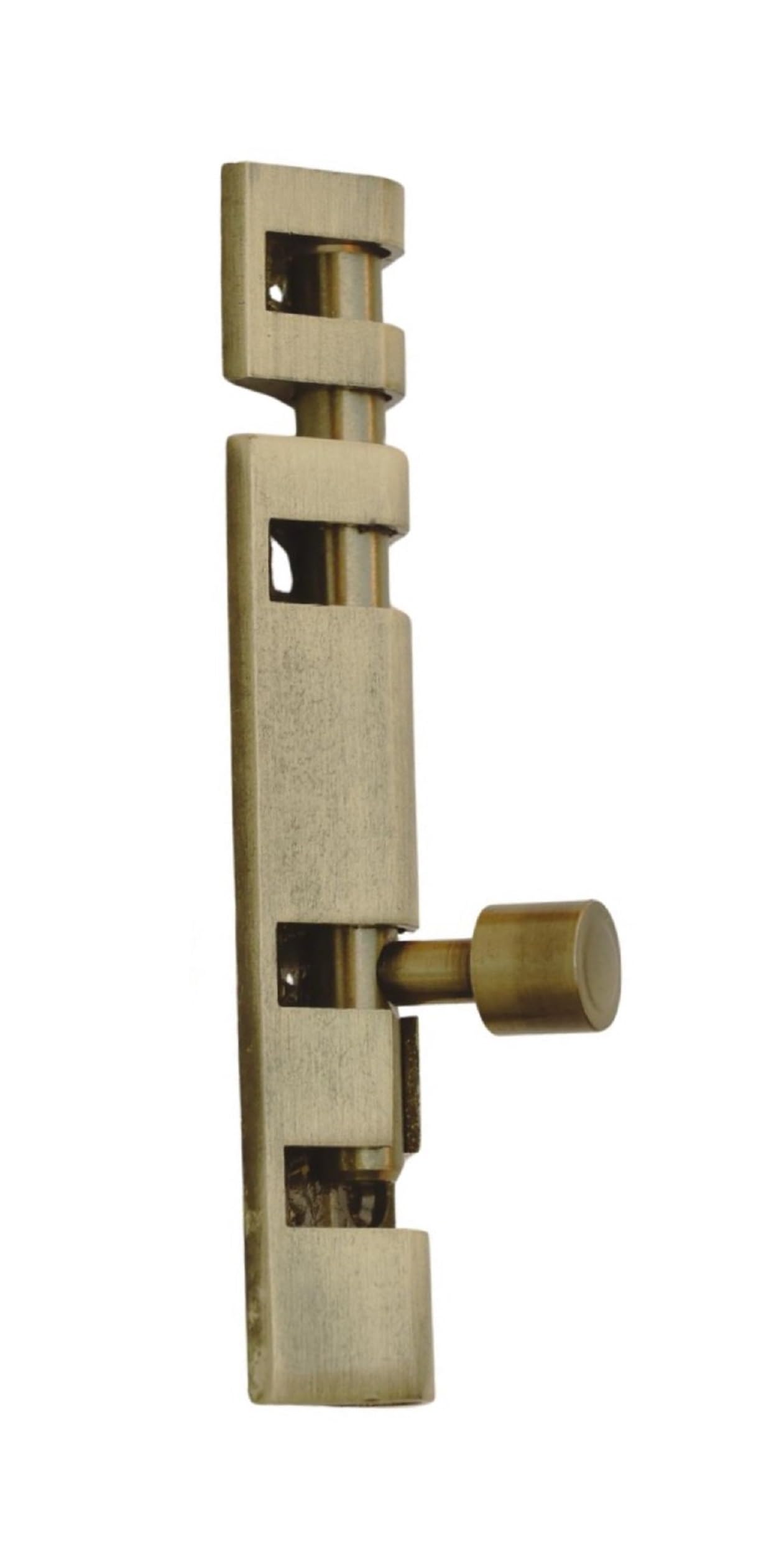 Heavy-Duty Inside & Outside Modern Sliding Door Pyramid Latch Lock Stopper/Tower Bolt for Bathroom Kitchen & Office (200MM 8 Inch-Pack of 1)