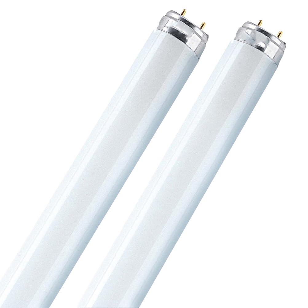 18W Fluorescent Tube,Size 600mm,T8 Cool White 6500K,G13 Base Low Energy Consumption Tube Light, Emergency Energy Saving Light for Kitchen,Suitable for Kitchen,Bathroom,Garage