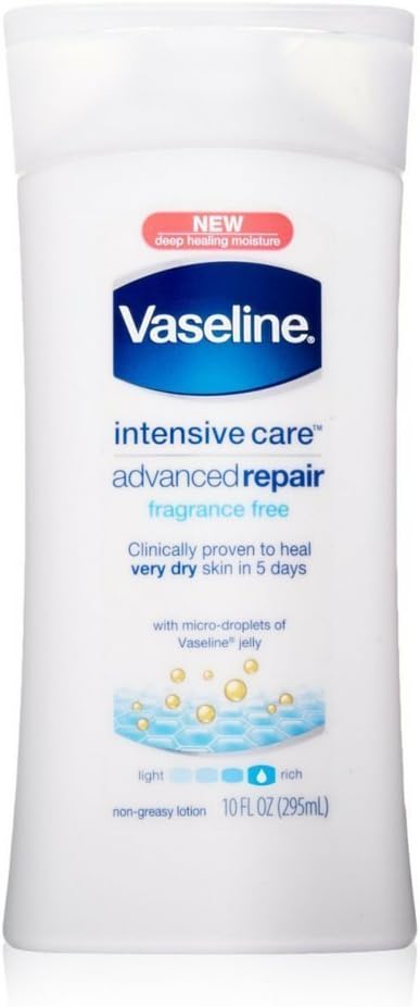 Intensive Rescue Repairing Moisture Fragrance free Lotion, 10 Ounce (Pack of 6)