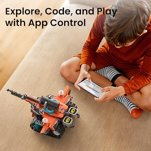 Image of Sillbird Robot Building Kit with Remote Control STEM Gift for Boy Ages 8-14