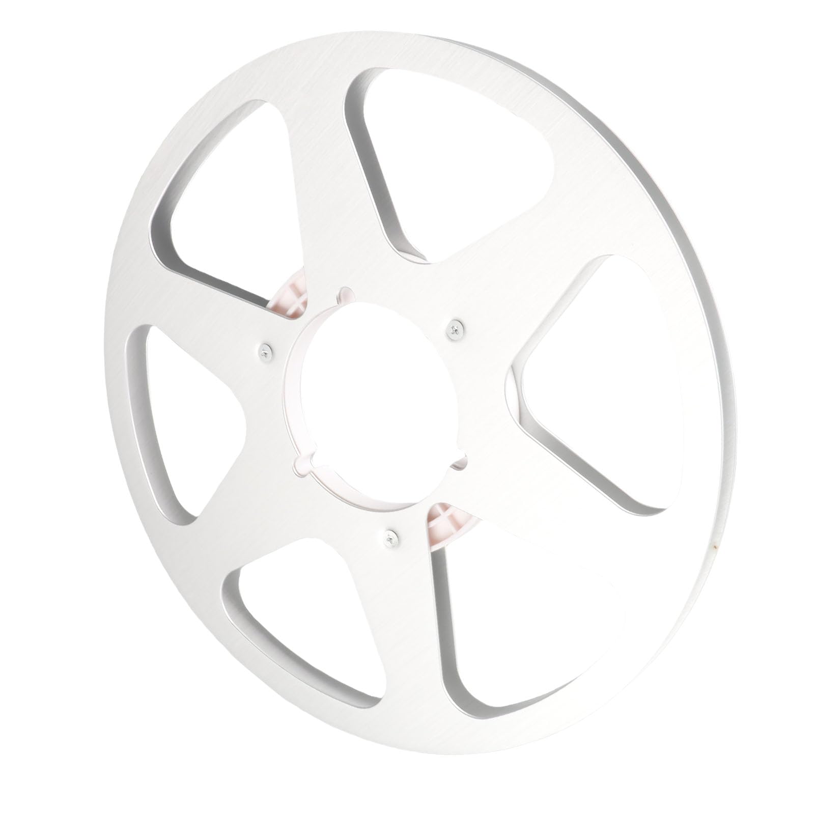 Carrete de cinta vacía de 1/4 en aluminio pulido de 10.5 pulgadas con diseño duradero de alta gama
