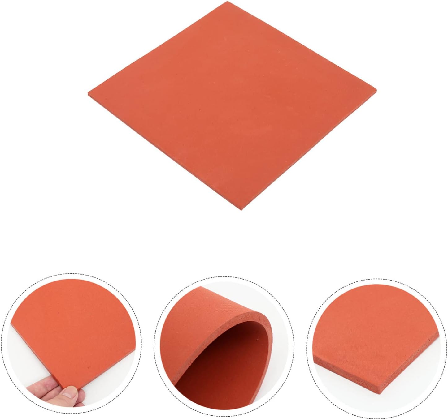 Hohopeti Wear-Resistant Silicone Insulation Pad for Heat Press Machines High-Temperature Resistant Non-Slip Design for Vinyl Transfer Projects and Crafting