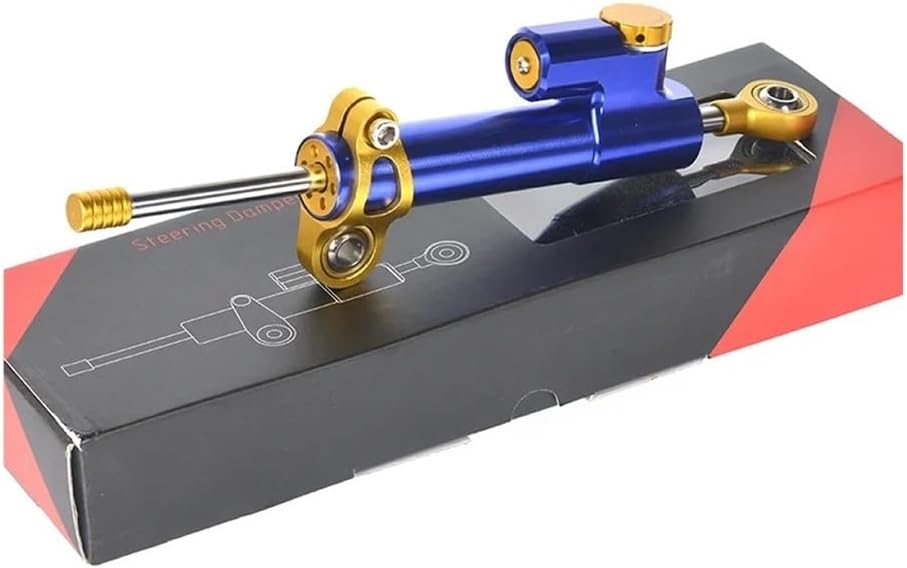 For 450SR 2023 2024 Motorcycle Accessories Steering Damper Bracket Stabilizer Stabilize Conversion Buffer Steering Direction(Blue yellow)