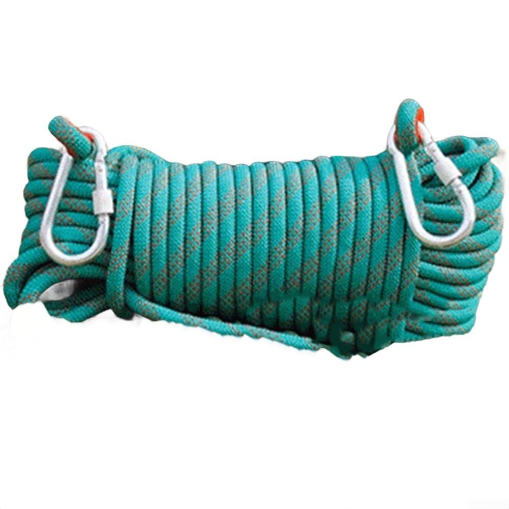 Corde de sécurité statique polyester haute résistance escalade 10mm 20m