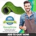 SavvyGrow Artificial Grass for Dogs Astroturf-Rug - Premium 4 Tone Synthetic Green Astro Turf, Easy to Clean with Drain Holes - Soft Fake Turfs for Dog, Cats, Patios – Non Toxic 3.3 x 5 ft Door Mat