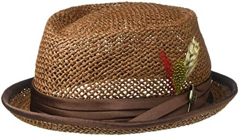 Brixton Men's Stout Short Brim Straw 
