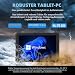 Robustes Tablet PC-HEIGAOLAPC Outdoor Rugged Tablet Wasserdicht Stoßfest 10,1 Zoll Win 11, 8000mAh Akku, 8GB Ram 128GB Rom, 1280*800 Display, SIM 4G LTE, WiFi, GPS, HDMI 2,0, Type-C 3,1, RS232, USB3,0
