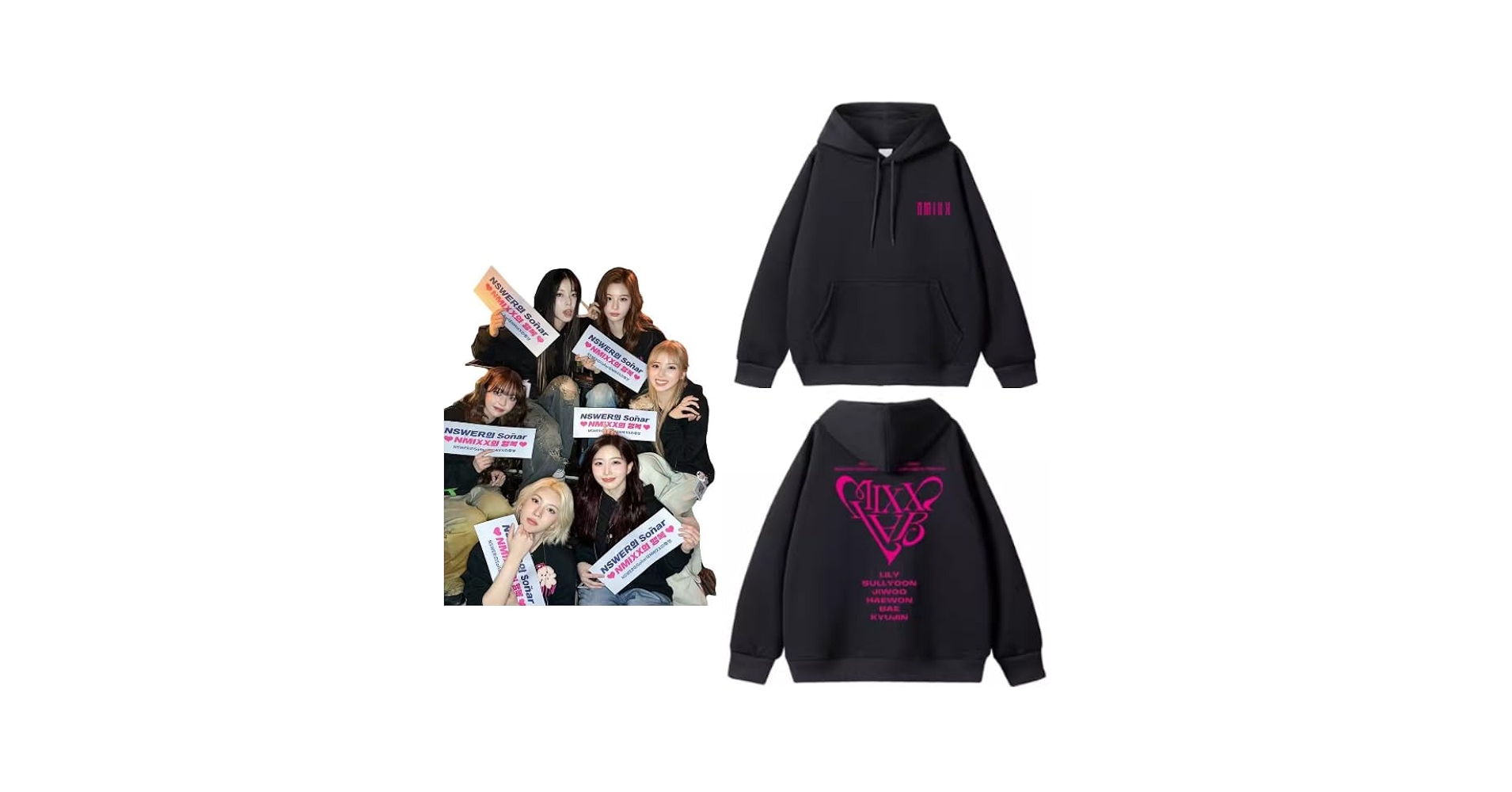 Amazon.co.jp: NMIXX グッズ ツアー パーカー 2025 東京 MIXXLAB