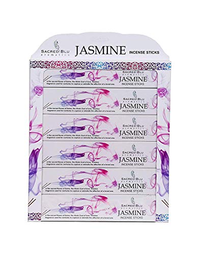 GJ BOON Sagrado BLU Aromatics - Varillas de Incienso de jazmín Hechas a Mano