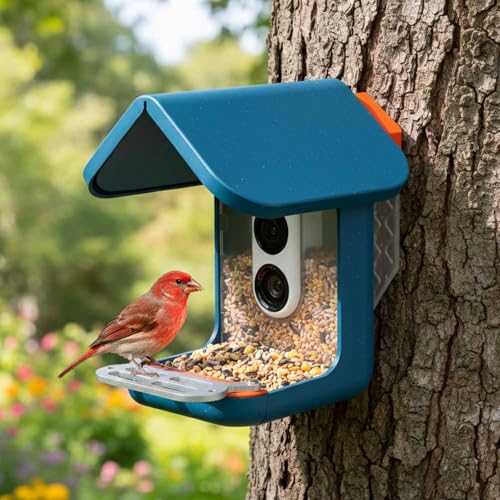 Image of Aluminum Bird Perch for Bird Buddy Feeder with Screws, Birds Feeder Extender Perch (Silver)