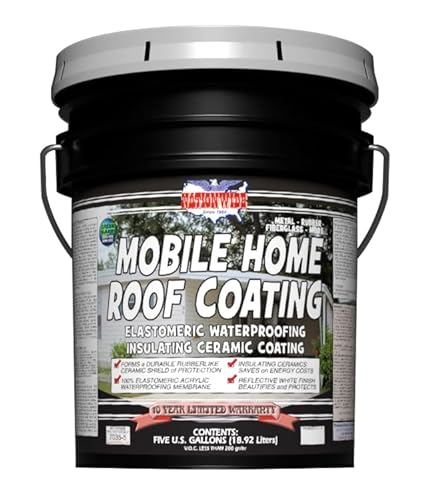Mobile Home Roof Coating™ Elastomeric Ceramic (5 Gallon)