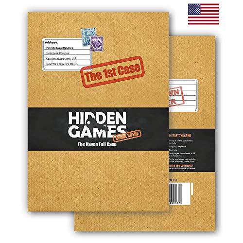 Hidden Games Crime Scene - The 1St Case - The New Haven Case - Usa - Realistic Crime Scene Game, Exciting Detective Game, Murder Mystery Game #TOP2